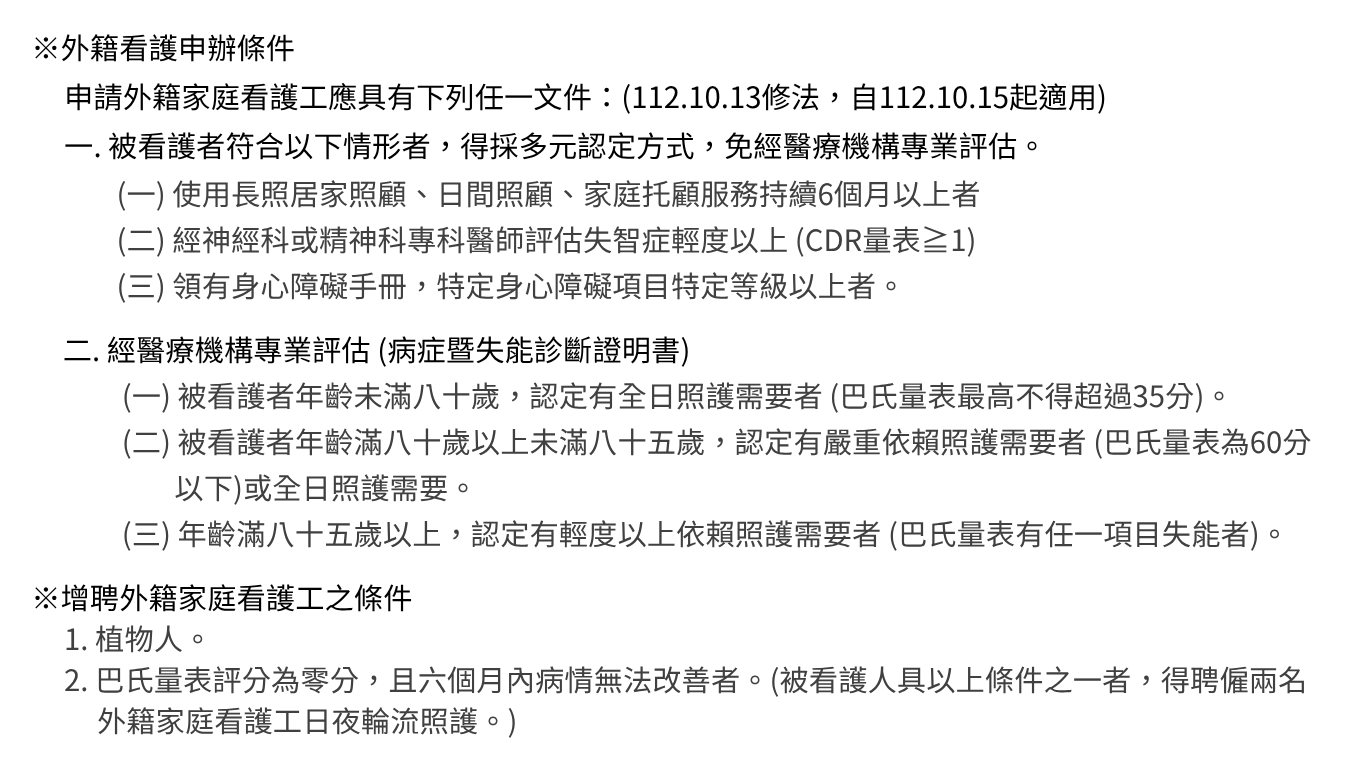 失智量表 CDR 1 分以上資格說明